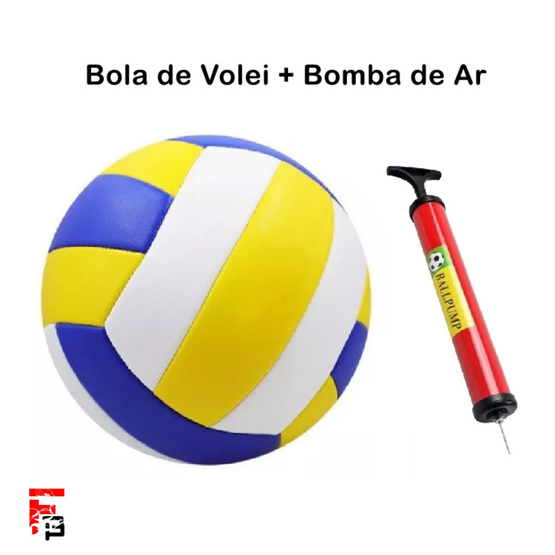 Bola de Vôlei + Bomba de ar