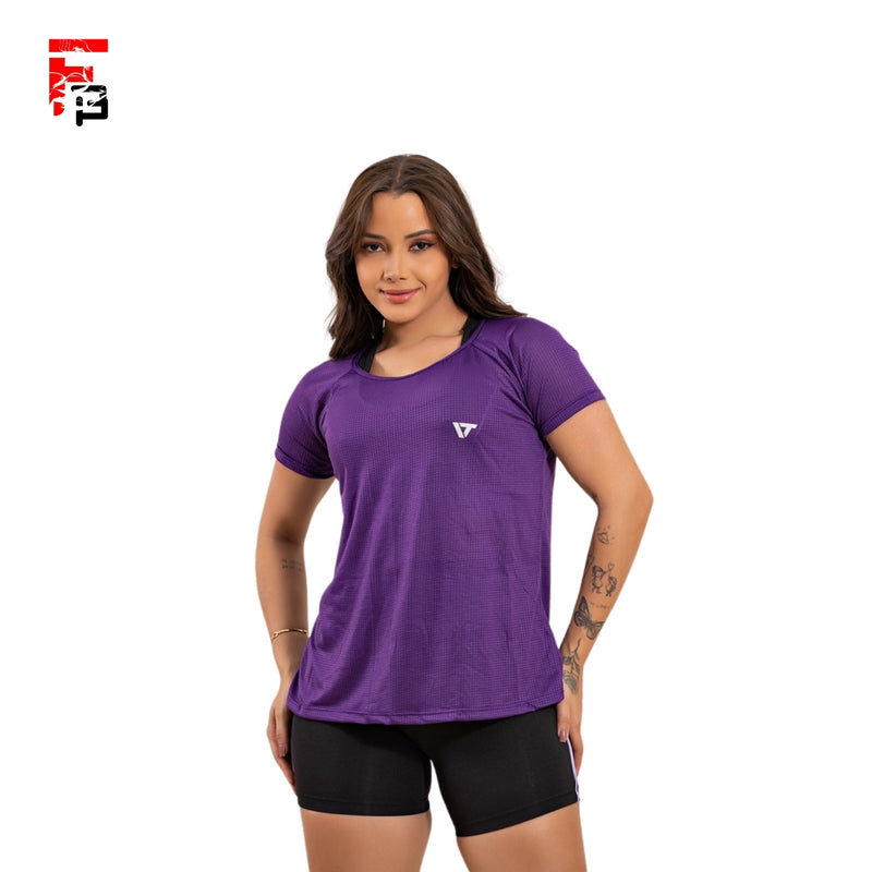 Camiseta academia feminina Dry-Fit Babylook