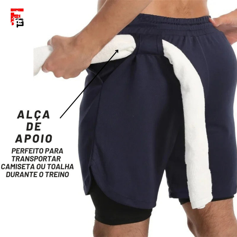 Shorts Cinco Em Um - High Tech Confortable