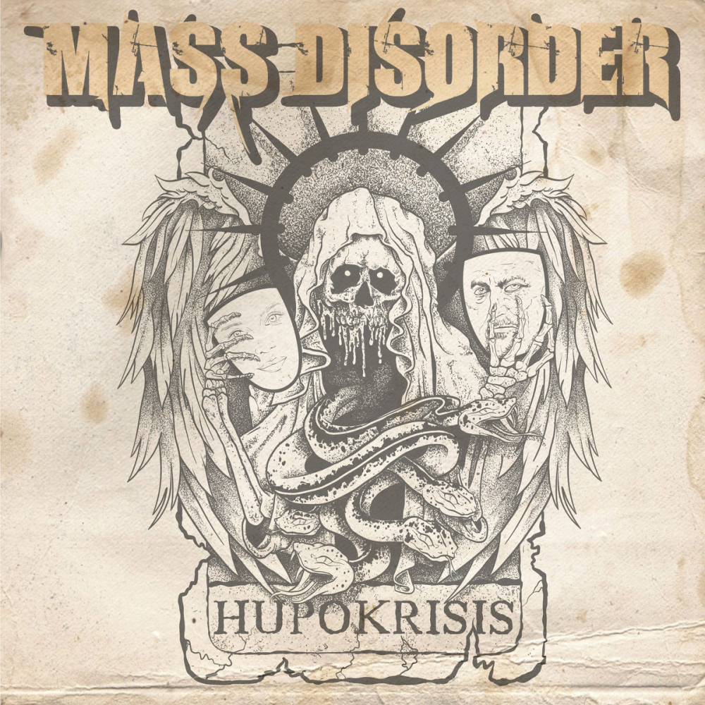 Capa do EP Hupokrisis dos Mass Disorder editado em 2024