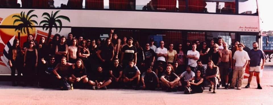 Excursão portuguesa ao Wacken Open Air, em agosto de 1998, com Heavenwood e a Portuguese Armada.
