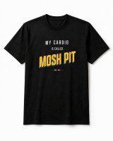 t-shirt-preta-my-cardio-is-called-mosh-pit-forca-bruta-apresentada-de-frente